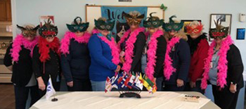 Crossroads Trefoil Guild at the seniors' home