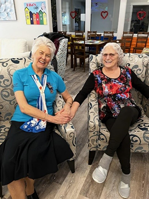 Crossroads Trefoil Guild at the seniors' home