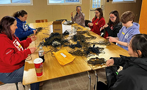 Sorting shoe laces