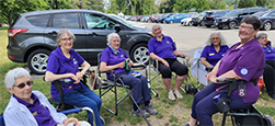 Members from Mary Malcolmson-St Catharines, Brantford and the Travelling Trefoil Guild