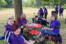 Members of Hunter Trefoil Guild, London Trefoil Guild and the Travelling Trefoil Guild