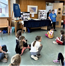 Lambton Trefoil Guild and Harris Trefoil Guild presenting the WAGGGS World Thinking Day activities.