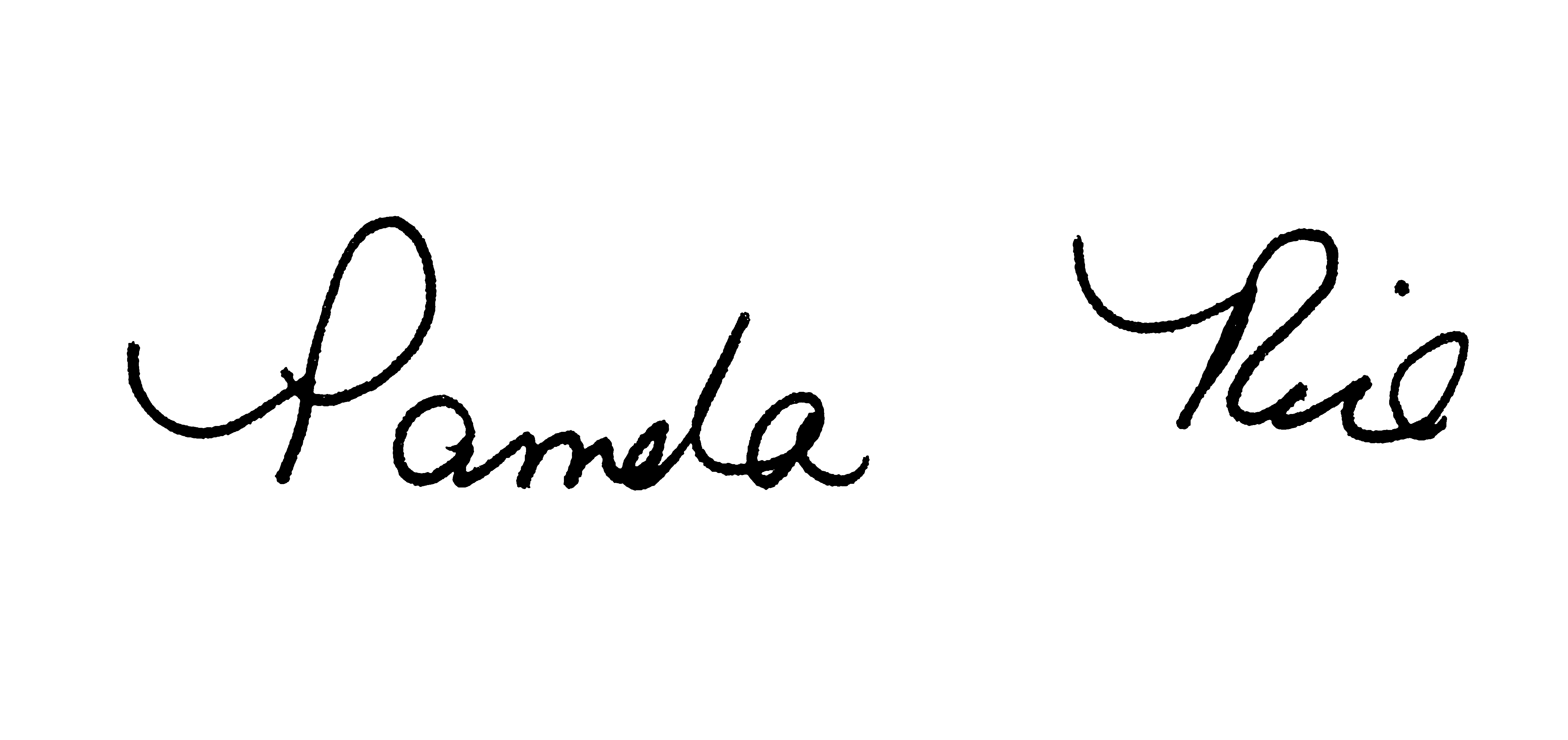 Pamela Rice Signature